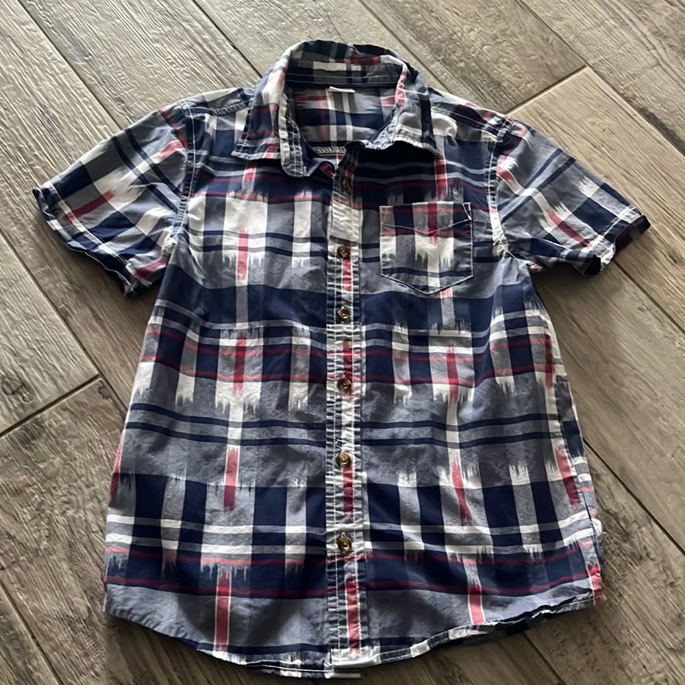EUC Crazy 8 button down shirt, sz 7/8